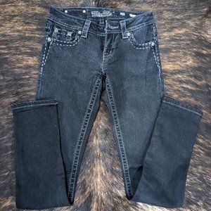 Miss Me, Skinny, Mid Rise, Black